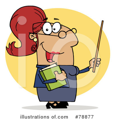 Royalty-Free (RF) Teacher Clipart Illustration by Hit Toon - Stock Sample #78877