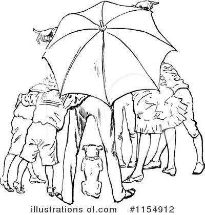 Umbrella Clipart #1154912 by Prawny Vintage