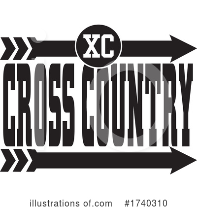Cross Country Clipart #1740310 by Johnny Sajem