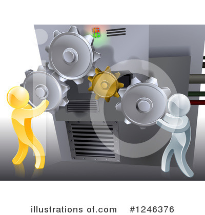 Royalty-Free (RF) Teamwork Clipart Illustration by AtStockIllustration - Stock Sample #1246376