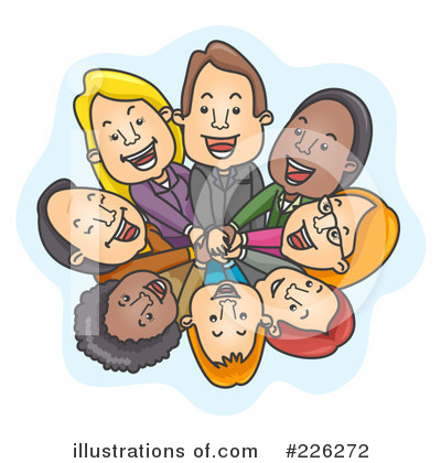 Royalty-Free (RF) Teamwork Clipart Illustration by BNP Design Studio - Stock Sample #226272