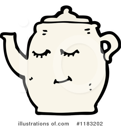 Royalty-Free (RF) Teapot Clipart Illustration by lineartestpilot - Stock Sample #1183202