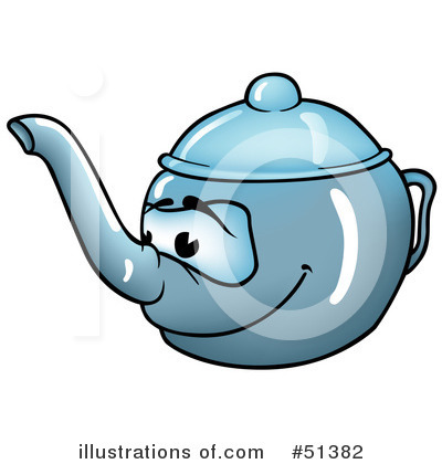 Royalty-Free (RF) Teapot Clipart Illustration by dero - Stock Sample #51382
