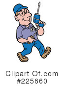 Technician Clipart #225660 by LaffToon