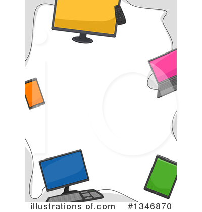Tablet Computer Clipart #1346870 by BNP Design Studio