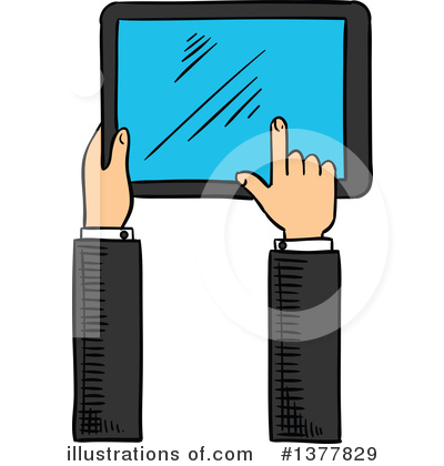 Touch Screen Clipart #1377829 by Vector Tradition SM