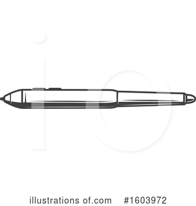 Pen Clipart #1603972 by Vector Tradition SM