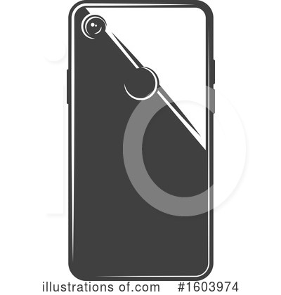 Smart Phone Clipart #1603974 by Vector Tradition SM
