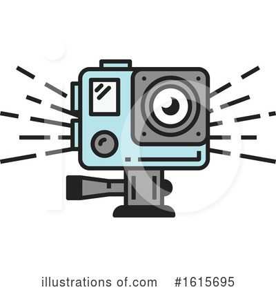 Video Camera Clipart #1615695 by Vector Tradition SM