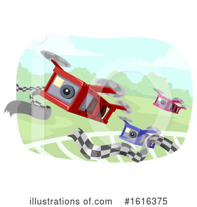 Drone Clipart #1616375 by BNP Design Studio