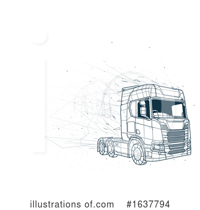 Truck Clipart #1637794 by dero