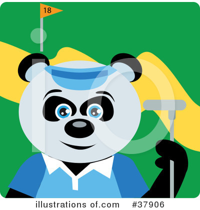 Panda Clipart #37906 by Dennis Holmes Designs