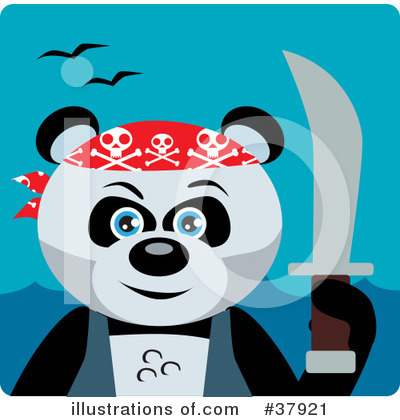 Panda Clipart #37921 by Dennis Holmes Designs