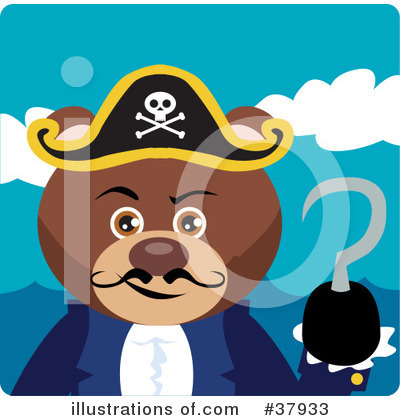 Pirate Clipart #37933 by Dennis Holmes Designs
