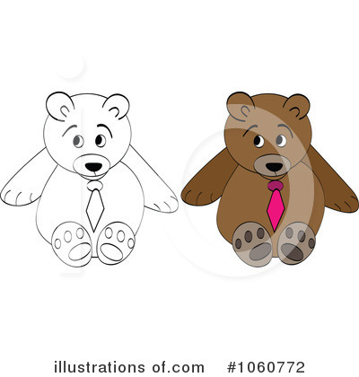 Royalty-Free (RF) Teddy Bear Clipart Illustration by Andrei Marincas - Stock Sample #1060772