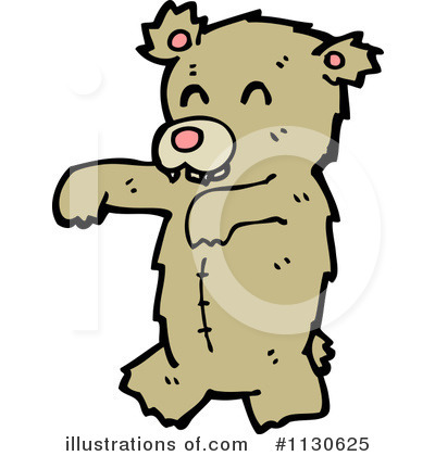 Royalty-Free (RF) Teddy Bear Clipart Illustration by lineartestpilot - Stock Sample #1130625