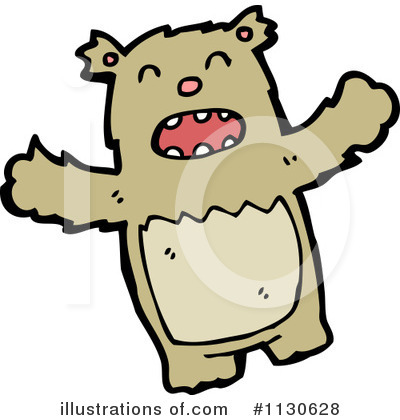 Royalty-Free (RF) Teddy Bear Clipart Illustration by lineartestpilot - Stock Sample #1130628