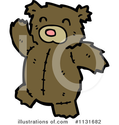 Royalty-Free (RF) Teddy Bear Clipart Illustration by lineartestpilot - Stock Sample #1131682