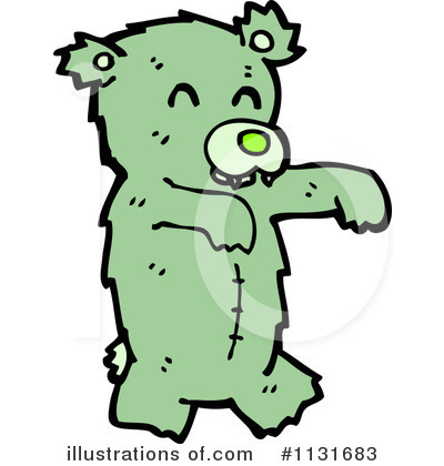 Royalty-Free (RF) Teddy Bear Clipart Illustration by lineartestpilot - Stock Sample #1131683