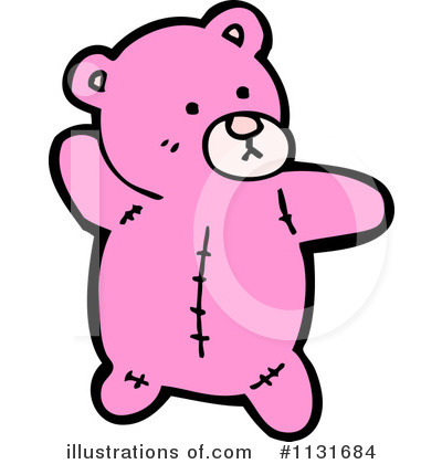 Royalty-Free (RF) Teddy Bear Clipart Illustration by lineartestpilot - Stock Sample #1131684