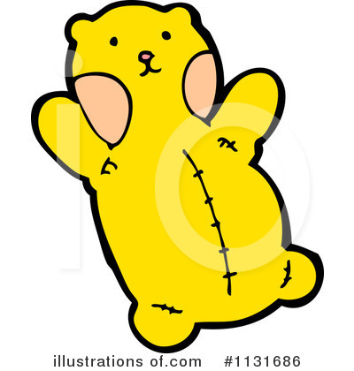 Royalty-Free (RF) Teddy Bear Clipart Illustration by lineartestpilot - Stock Sample #1131686