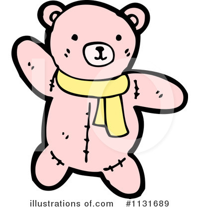 Royalty-Free (RF) Teddy Bear Clipart Illustration by lineartestpilot - Stock Sample #1131689