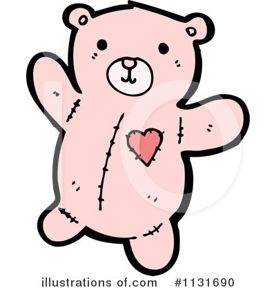 Royalty-Free (RF) Teddy Bear Clipart Illustration by lineartestpilot - Stock Sample #1131690