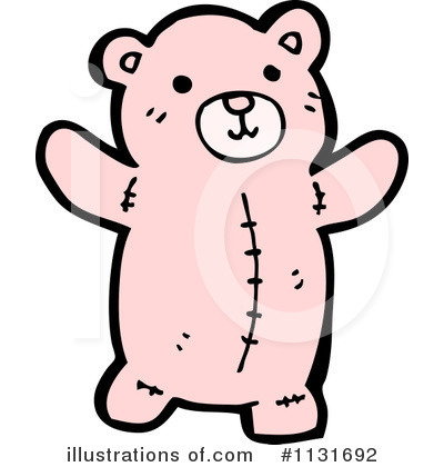 Royalty-Free (RF) Teddy Bear Clipart Illustration by lineartestpilot - Stock Sample #1131692