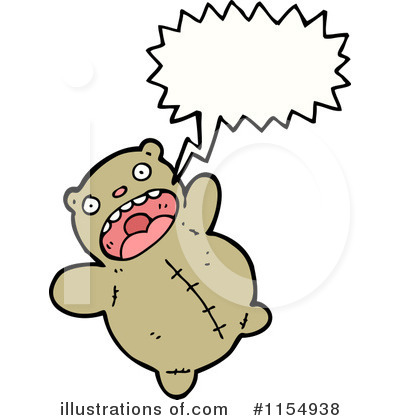 Royalty-Free (RF) Teddy Bear Clipart Illustration by lineartestpilot - Stock Sample #1154938