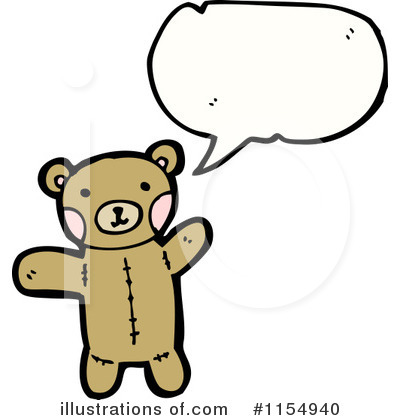 Royalty-Free (RF) Teddy Bear Clipart Illustration by lineartestpilot - Stock Sample #1154940