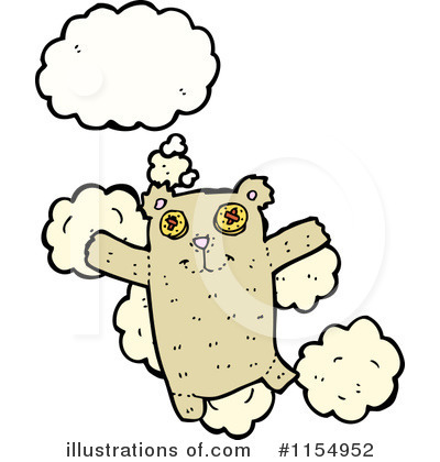 Royalty-Free (RF) Teddy Bear Clipart Illustration by lineartestpilot - Stock Sample #1154952