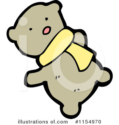Royalty-Free (RF) Teddy Bear Clipart Illustration by lineartestpilot - Stock Sample #1154970