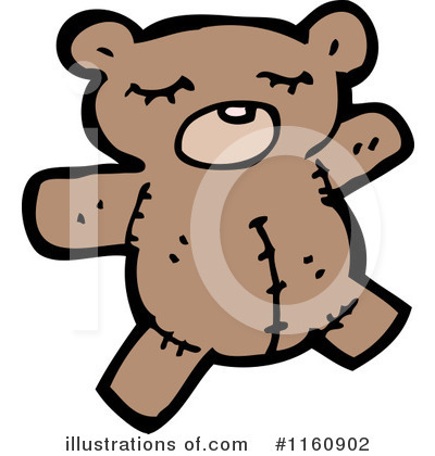 Royalty-Free (RF) Teddy Bear Clipart Illustration by lineartestpilot - Stock Sample #1160902