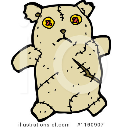 Royalty-Free (RF) Teddy Bear Clipart Illustration by lineartestpilot - Stock Sample #1160907