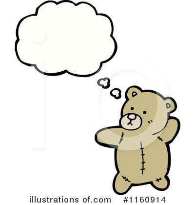 Royalty-Free (RF) Teddy Bear Clipart Illustration by lineartestpilot - Stock Sample #1160914