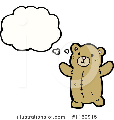Royalty-Free (RF) Teddy Bear Clipart Illustration by lineartestpilot - Stock Sample #1160915