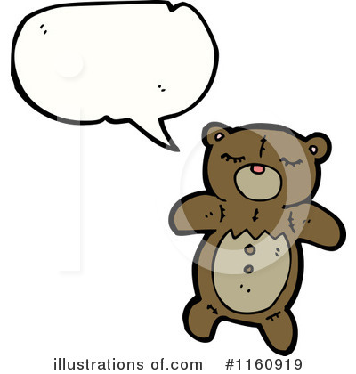 Royalty-Free (RF) Teddy Bear Clipart Illustration by lineartestpilot - Stock Sample #1160919