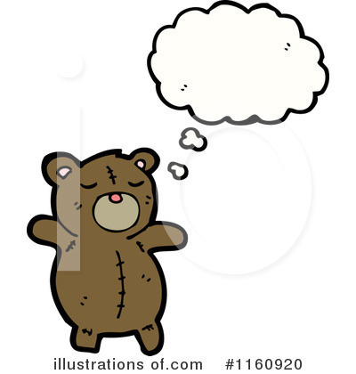 Royalty-Free (RF) Teddy Bear Clipart Illustration by lineartestpilot - Stock Sample #1160920