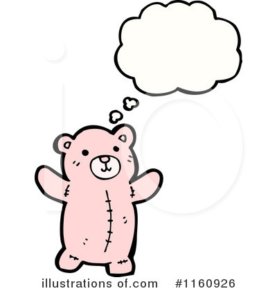 Royalty-Free (RF) Teddy Bear Clipart Illustration by lineartestpilot - Stock Sample #1160926