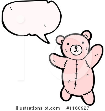 Royalty-Free (RF) Teddy Bear Clipart Illustration by lineartestpilot - Stock Sample #1160927