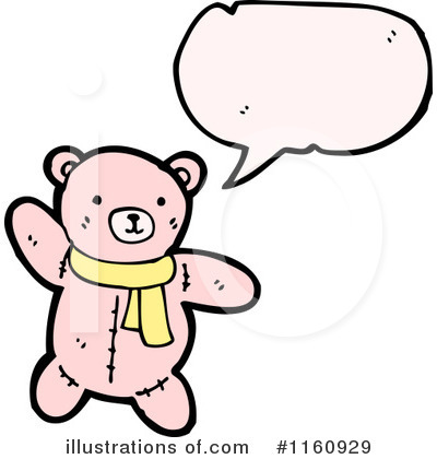Royalty-Free (RF) Teddy Bear Clipart Illustration by lineartestpilot - Stock Sample #1160929