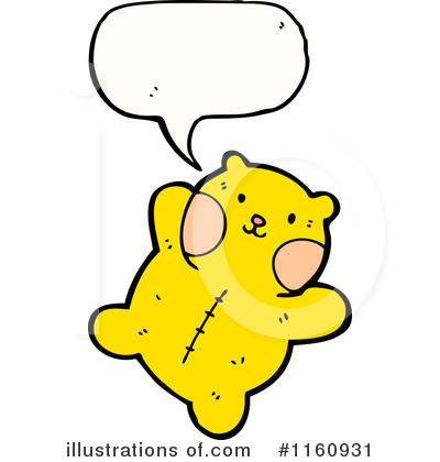 Royalty-Free (RF) Teddy Bear Clipart Illustration by lineartestpilot - Stock Sample #1160931