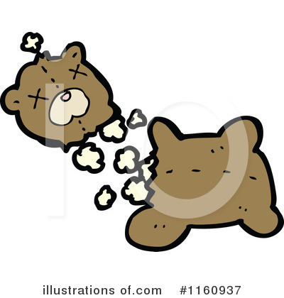 Royalty-Free (RF) Teddy Bear Clipart Illustration by lineartestpilot - Stock Sample #1160937