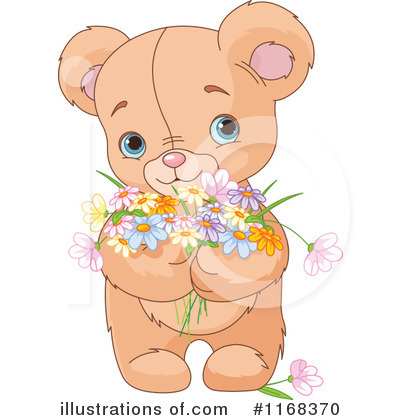 Royalty-Free (RF) Teddy Bear Clipart Illustration by Pushkin - Stock Sample #1168370