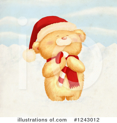 Royalty-Free (RF) Teddy Bear Clipart Illustration by lineartestpilot - Stock Sample #1243012