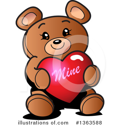 Bear Clipart #1363588 by Clip Art Mascots
