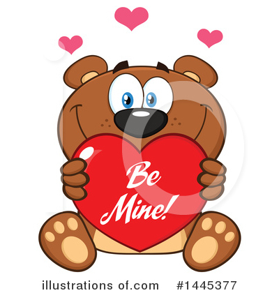 Royalty-Free (RF) Teddy Bear Clipart Illustration by Hit Toon - Stock Sample #1445377