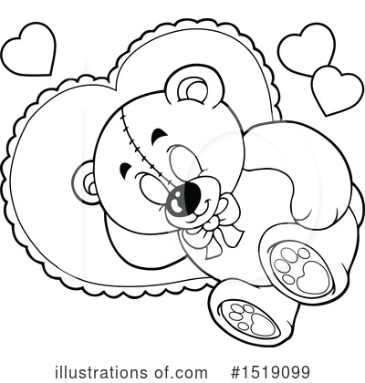 Royalty-Free (RF) Teddy Bear Clipart Illustration by visekart - Stock Sample #1519099