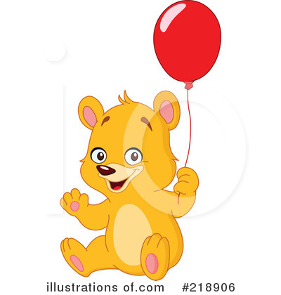 Royalty-Free (RF) Teddy Bear Clipart Illustration by yayayoyo - Stock Sample #218906