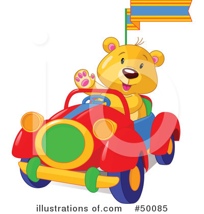 Royalty-Free (RF) Teddy Bear Clipart Illustration by Pushkin - Stock Sample #50085